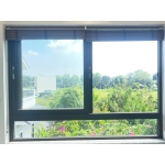 CỬA SỔ MỞ TRƯỢT NHÔM MAXPRO MÀU NÂU