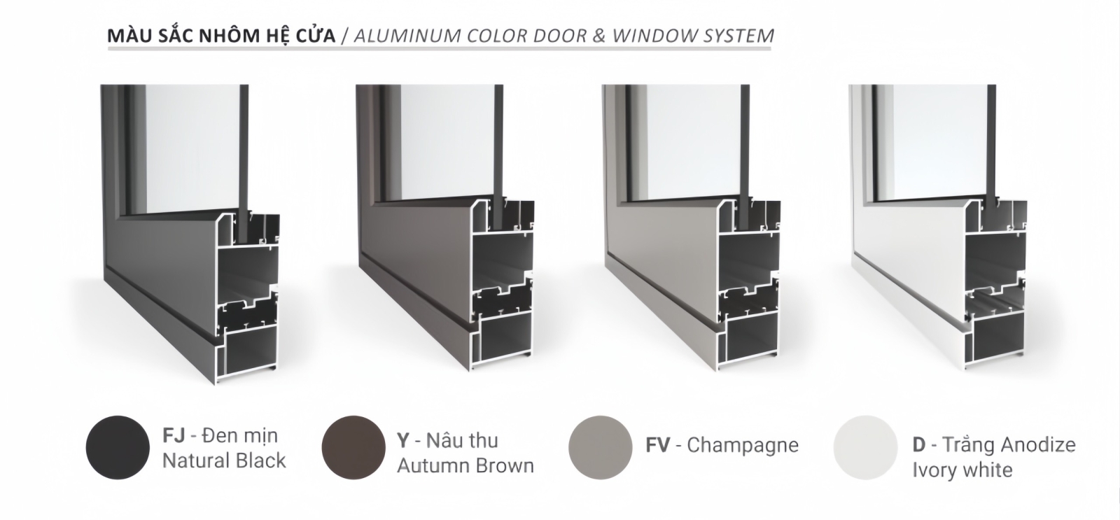 Nhôm Maxpro cao cấp nhiều màu sắc, nhiều sự lựa chọn cho ngôi nhà của bạn