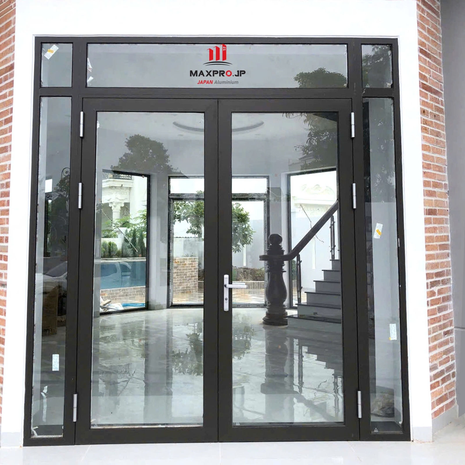 CỬA ĐI 2 CÁNH KÍNH NHÔM MAXPRO CAO CẤP SANG TRỌNG ,ĐẲNG CẤP ,UY NGHI ,PHONG CÁCH